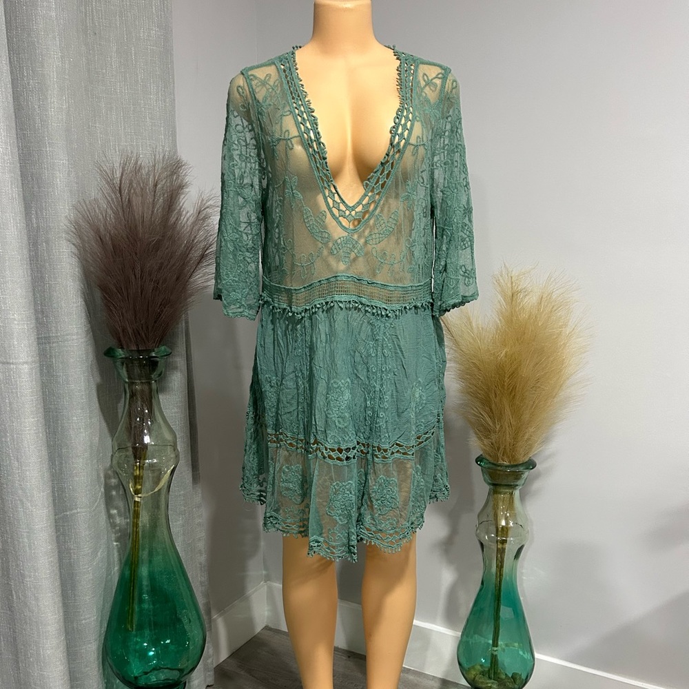 Lace cover up